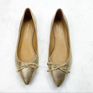 [Franco Sarto] Metallic Gold Flats